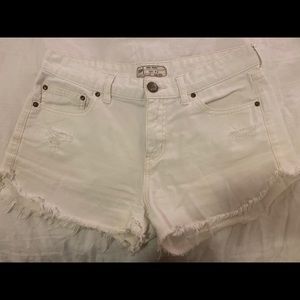 Free people denim shorts